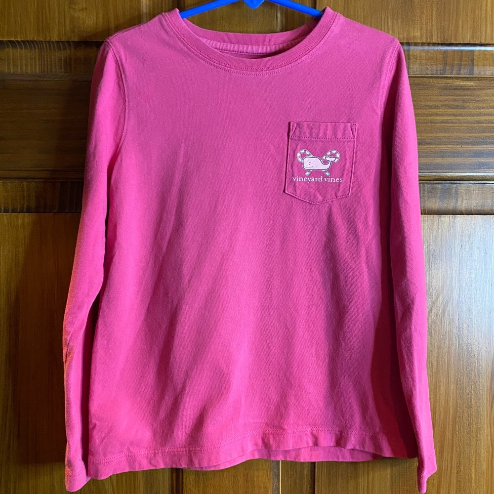 Vineyard Vines candy cane whale shirt